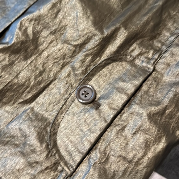 Chico's Bronze Shimmer Winchester Elbow Jacket Chico's - Picture 8 of 10